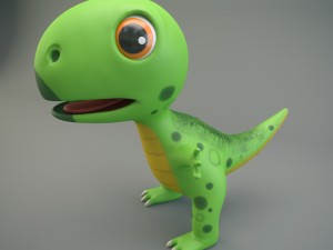 cartoon dinosaur Model 3D
