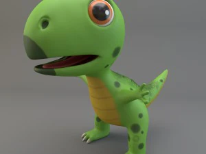 cartoon dinosaur 3D Model