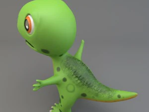 cartoon dinosaur 3D Model