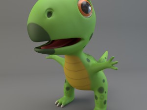 cartoon dinosaur Model 3D