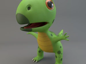 cartoon dinosaur 3D Model