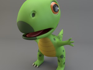 cartoon dinosaur Model 3D