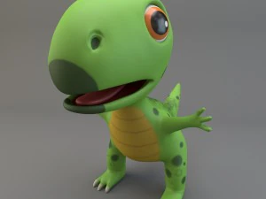 cartoon dinosaur 3D Model