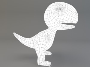 cartoon dinosaur Model 3D