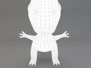 cartoon dinosaur 3D Model