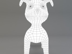cartoon dog Modelo 3D