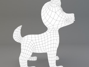 cartoon dog Modelo 3D