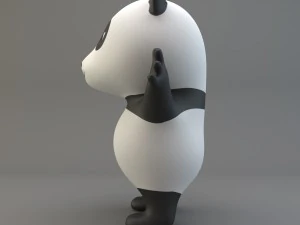 cartoon panda 3D Model