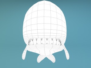 cartoon whale 3D Model