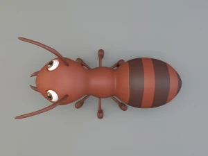 cartoon ant 3D Model