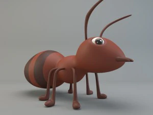cartoon ant 3D Model