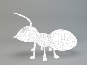cartoon ant Modèle 3D