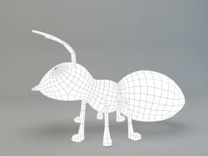 cartoon ant 3D Model