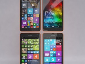 microsoft lumia 535 orange 3D-Modell