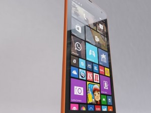 microsoft lumia 535 orange 3D-Modell