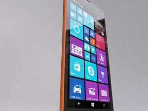microsoft lumia 535 orange 3D Model