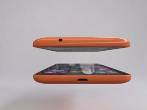 microsoft lumia 535 orange 3D-Modell
