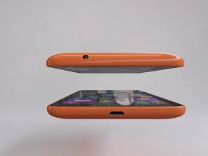 microsoft lumia 535 orange 3D Model