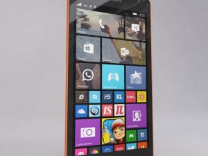 microsoft lumia 535 orange 3D-Modell