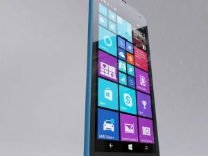 microsoft lumia 535 blue 3D Model