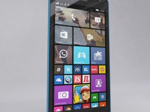 microsoft lumia 535 blue 3D Модель