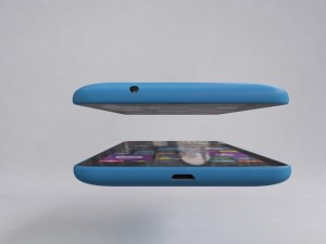 microsoft lumia 535 blue 3D Модель