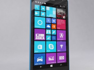microsoft lumia 535 blue 3D Модель