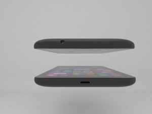 microsoft lumia 535 gray Model 3D