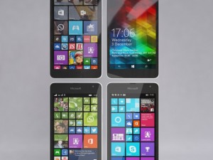 microsoft lumia 535 white 3D-Modell