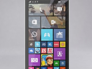 microsoft lumia 535 white 3D-Modell