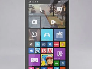microsoft lumia 535 white 3D Model
