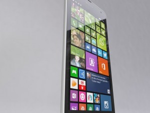 microsoft lumia 535 white 3D-Modell