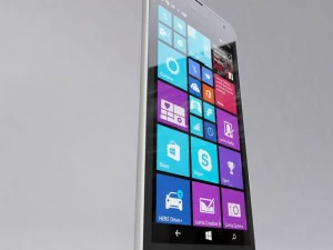 microsoft lumia 535 white 3D Model