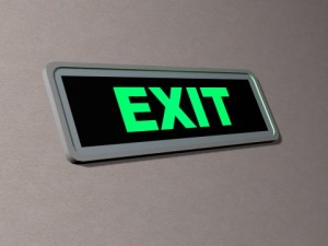 exit 3D Model