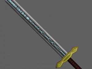 runed broadsword 3D 모델