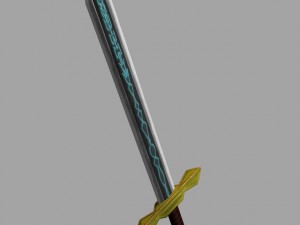 runed broadsword 3D 모델