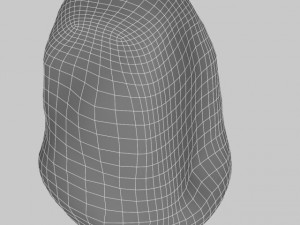 low poly boulder 3D Model