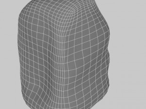 low poly boulder 3D Model