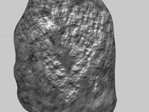 low poly boulder 3D Model
