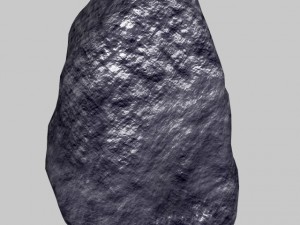 low poly boulder 3D Model