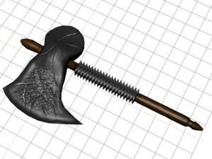 fantasy axe 3D Model