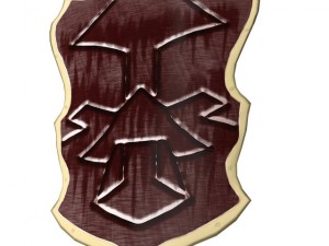 warriors shield 3D मॉडल