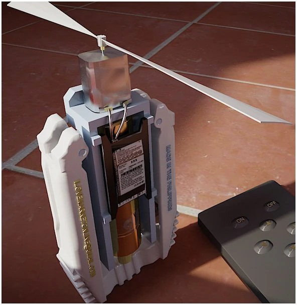 flying camera 3D Model .c4d .max .obj .3ds .fbx .stl .blend