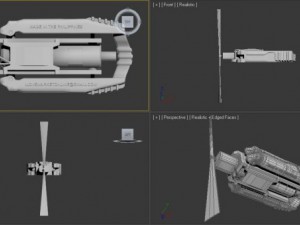 flying camera Modèle 3D