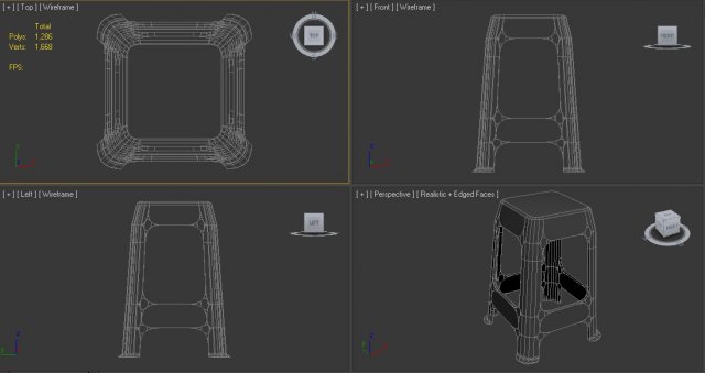 plastic chair 3Dモデル .c4d .max .obj .3ds .fbx .stl .blend 