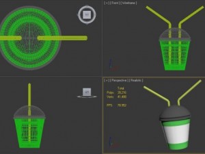 plastic cup Model 3D