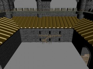 brick castle Model 3D