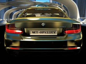 bmw m2 coupe 2014 f22  220d 3D Model