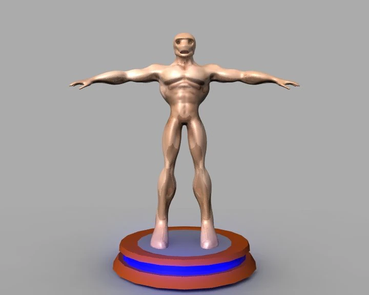 alien&iacute;gena masculino Modelo 3D .c4d .max .obj .3ds .fbx .stl .blend 
