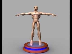male alien Model 3D